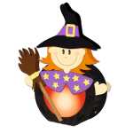 LATERNEN-BASTELSET 25 "HEXE" 4008525156291