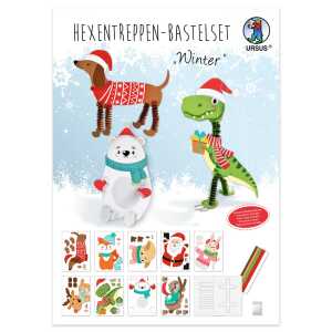 HEXENTREPPEN-BASTELSET "WINTER"