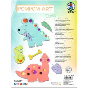 POMPON ART "DINOS" 4008525249696