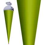 Roth Schultüte 70cm rund Basteltüte maigrün