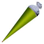 Roth Schultüte 70cm rund Basteltüte maigrün