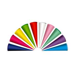 Roth Schultüte 70cm rund Basteltüte 10er Sortiment