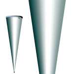 Roth Schultüte 70cm rund Basteltüte weiß