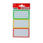 Roth Buchetiketten Multicolor, ca. 7,5x4,5 cm, 5x3 Etiketten