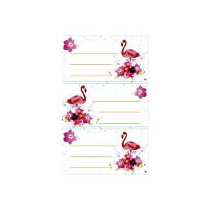 Roth Buchetiketten Flamingo