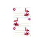 Roth Buchetiketten Flamingo