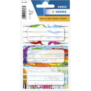 Herma Schuletiketten 76 x 35 mm Farben 3 Bl 9 Etik.