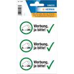 Hinweisetiketten -Bitte Werbung einwerfen- 3 St.