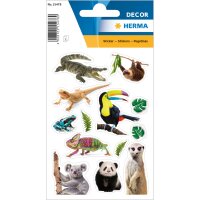 Herma DECOR Sticker EXOTISCHE TIERE