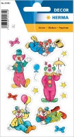 Herma Sticker DECOR Clowns beglimmert 2 Bl