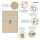 Herma Etiketten permanent 210 x 148 mm Silphie braun 20 Bl 40 Etik.