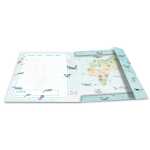 Herma Sammelmappe Eckspanner Karton A3 Weltkarte