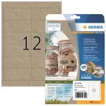Herma Etiketten permanent 97 x 42,3 mm Silphie braun 20...