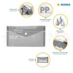 Herma Dokumentenhülle PP DL+ 22 x 12 cm türkis