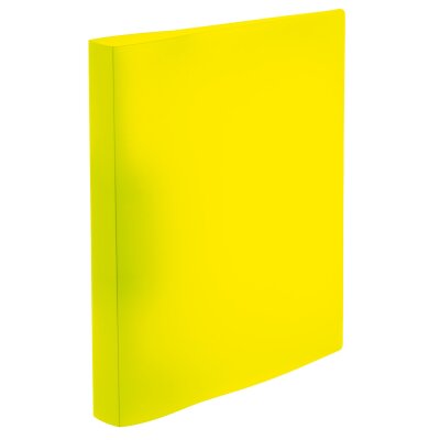 Herma Ringbuch PP 2D-Ring A4 25 mm Rückenbreite Neon gelb