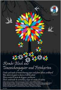 KOMBI-BLOCK SE 23x33CM,50BL.TONP.+FOTOK.25 FARBEN