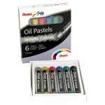 Pentel Oelpastellkreide Set 6St Metallicfarben