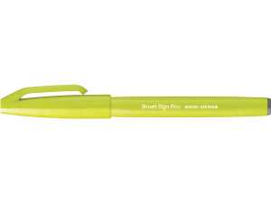 Pentel Kalligrafie Brush Sign Pen limon-gn