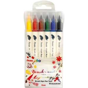 Pentel Kalligrafiest. BrushSignPenTwin Set