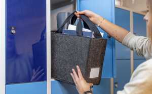 Sigel Desk Sharing Bag Classic M dklgrau BA410