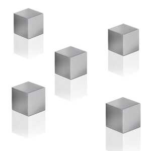 SIGEL BA728 SuperDym-Magnete - silbergrau - Würfel