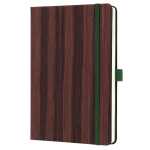 Notizbuch Conceptum Holzmaserung punktkariert A5 Hardcover 194 Seiten