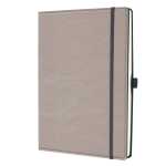 Notizbuch Conceptum - Leder-Optik - punktkariert A4 - beige 194 Seiten