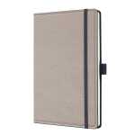 Notizbuch Conceptum - Leder-Optik - punktkariert A5 - beige 194 Seiten