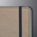Notizbuch Conceptum - Leder-Optik - punktkariert A5 - beige 194 Seiten