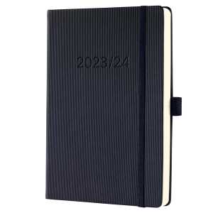 Wochennotiz-Kalender Conceptum23/24 18 Mon. Hardcover black 256S. caA5