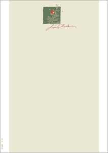 Weihnachts-Motiv-Papier - Weihnachtsbaum weiß/beige/grün A4 100 Blatt