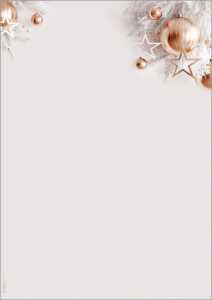 Weihnachts-Motiv-Papier Weihnachtsku rosé-gold/silber/weiß A4 100 Bl