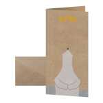 Weihnachts-Karten - Eisbär Sternschnuppe DL - 10 Karten + Umschläge