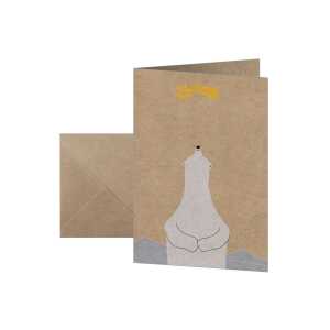 Weihnachts-Karten - Eisbär Sternschnuppe A6 10 Karten + Umschläge