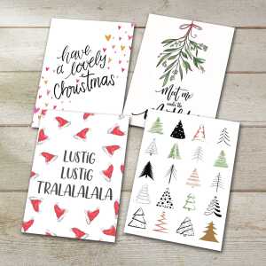 Sigel Weihnachts-Postkarten-Set A6 270g DS701