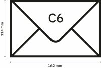 SIGEL DU700 Umschlag - braun - gummiert - C6 - 24...