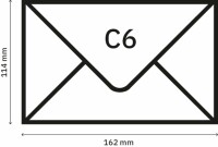 SIGEL DU701 Umschlag - weiß - gummiert - C6 - 24...