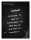 SIGEL GL276 Glas-Magnettafel Artverum schwarz/weiß 90 x 120 x 1,80 cm