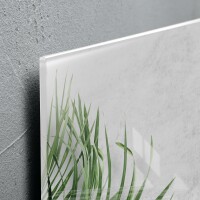 SIGEL GL288 Glas-Magnettafel Artverum - grau/grün -...