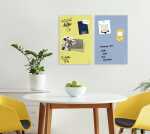 SIGEL GL513 Glas-Magnettafel Artverum - pastellblau 60 x 40 x 1,50 cm