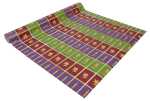 Geschenkpapier- Cut-out style - grün/rot/violett - 5 m x 500 mm