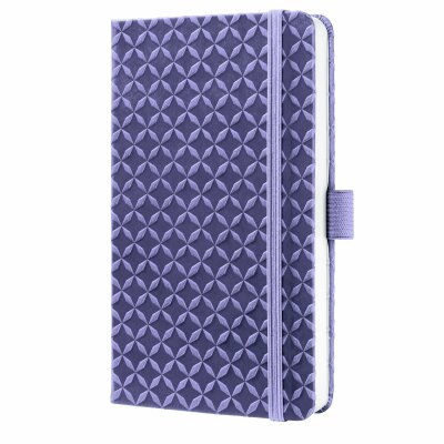 SIGEL JN130 Notizbuch Jolie - dark purple - liniert - 80 g/m² - ca. A6 - lila - Hardcover - 174 Seiten - FSC-zertifiziert