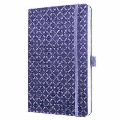 SIGEL JN131 Notizbuch Jolie - dark purple - liniert - 80 g/m² - ca. A5 - lila - Hardcover - 174 Seiten - FSC-zertifiziert