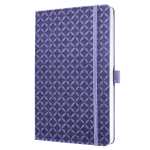 Notizbuch Jolie - dark purple liniert 80 g/m² A5 Hardcover 174 Seiten