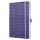 Notizbuch Jolie - dark purple liniert 80 g/m² A5 Hardcover 174 Seiten