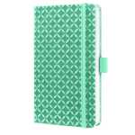 Notizbuch Jolie - mint green - liniert 80 g/m² A6 Hardcover 174 Seiten