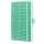 Notizbuch Jolie - mint green - liniert 80 g/m² A6 Hardcover 174 Seiten
