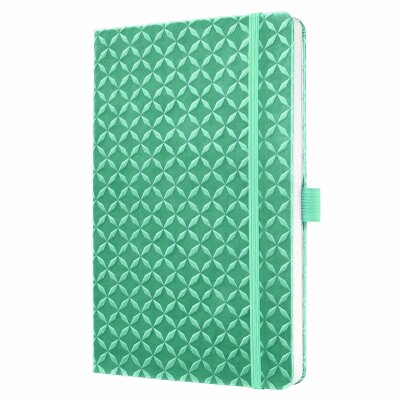 SIGEL JN133 Notizbuch Jolie - mint green - liniert - 80 g/m² - ca. A5 - mintgrün - Hardcover - 174 Seiten - FSC-zertifiziert