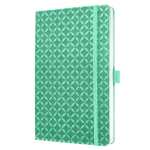 Notizbuch Jolie - mint green - liniert 80 g/m² A5 Hardcover 174 Seiten