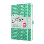 Notizbuch Jolie - mint green - liniert 80 g/m² A5 Hardcover 174 Seiten